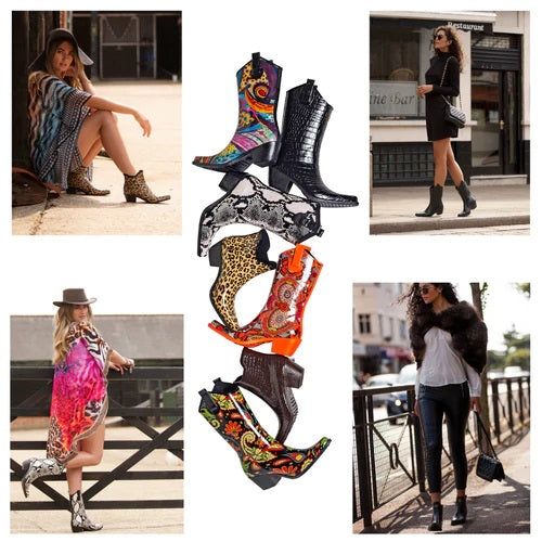 Wellies are well and truly in vogue and the cowboy boot trend is set to continue