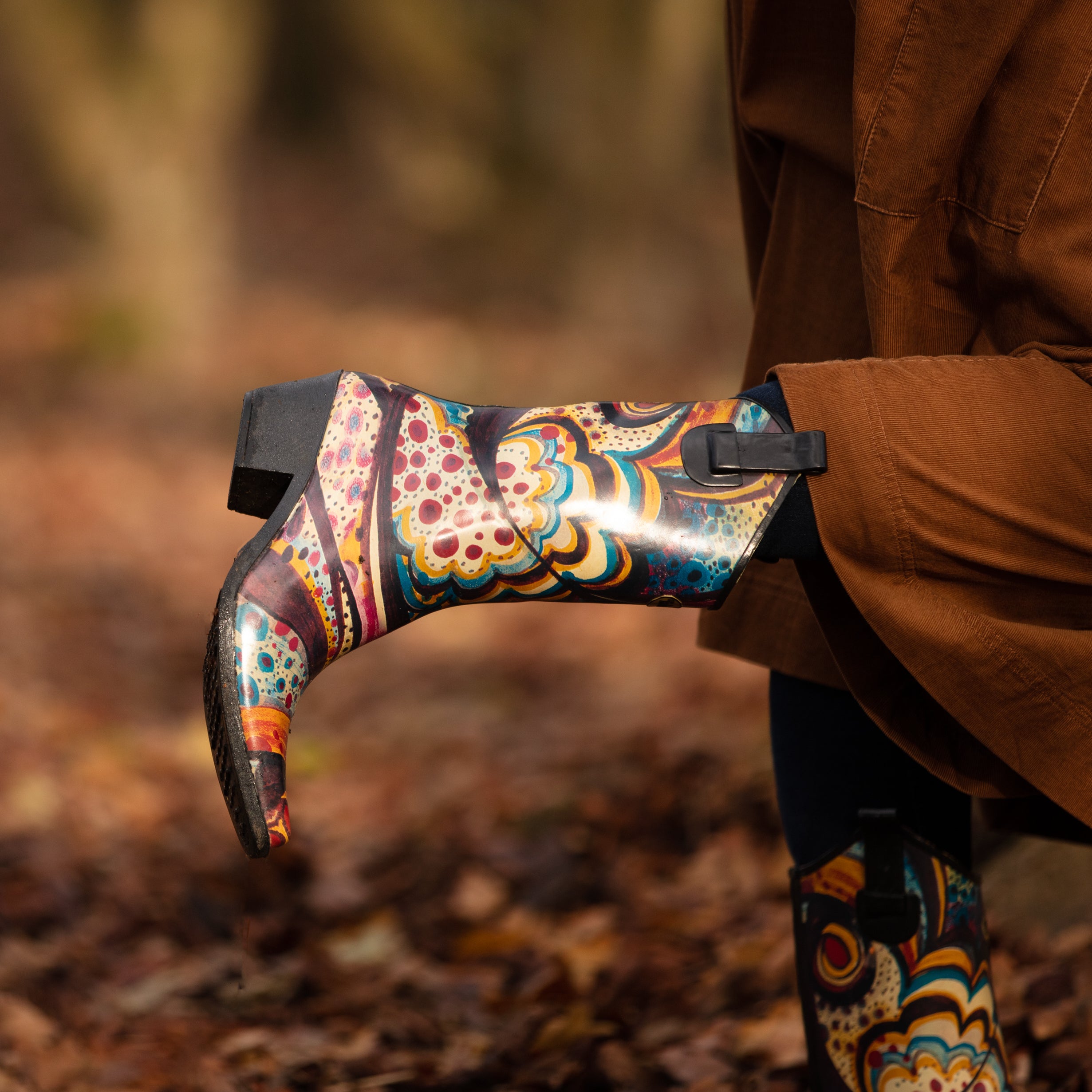 Floral Bliss - floral cowboy boot wellies